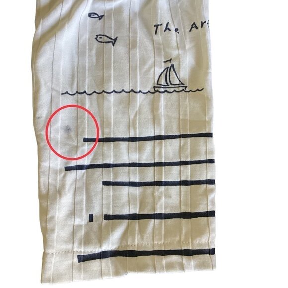 KD Spring Mixed Media Striped Nautical Long Sleeve Top Sz S #156G - Picture 12 of 15